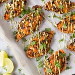 Loaded mexican Sweet Potatoes